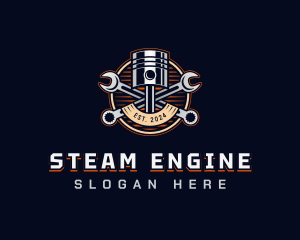 Piston Engine Restoration  logo design