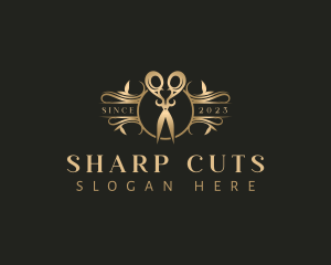 Classy Scissors Shears logo design