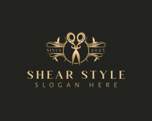 Classy Scissors Shears logo design