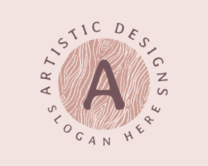 Wood Texture Pastel logo design