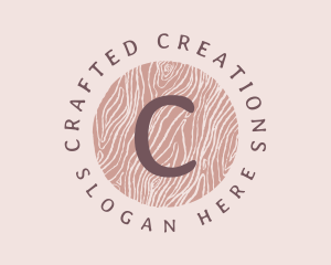Wood Texture Pastel logo design