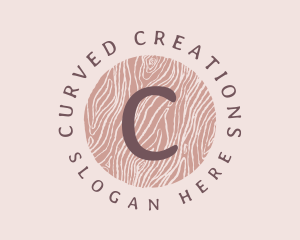 Wood Texture Pastel logo design