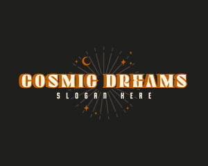 Cosmic Spiritual Star logo design