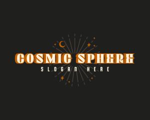 Cosmic Spiritual Star logo design