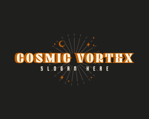 Cosmic Spiritual Star logo design