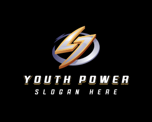 Thunderbolt Electric Power logo design