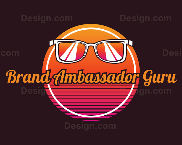 Summer Beach Sunglass Logo