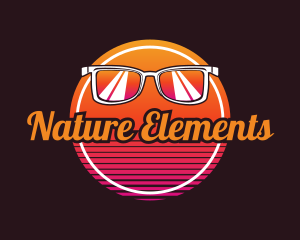 Summer Beach Sunglass Logo