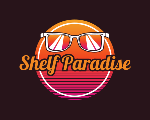 Summer Beach Sunglass logo design