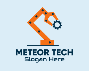 Tech Robotic Arm logo design