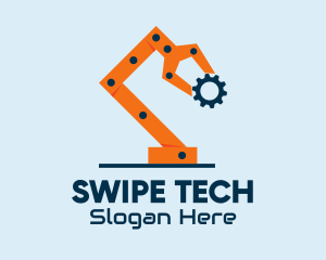 Tech Robotic Arm logo design