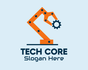 Tech Robotic Arm logo design