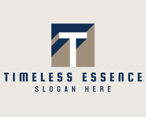 Business Isometric Letter T logo design