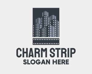 Film Tower Buildings  logo design