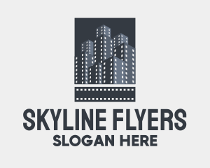 Film Tower Buildings  logo design