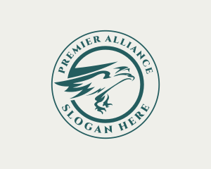 Flying Eagle Aviary logo design