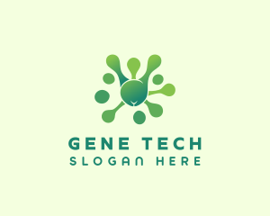 Genetic Virus Laboratory logo design