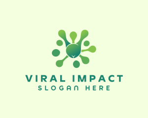 Genetic Virus Laboratory logo design