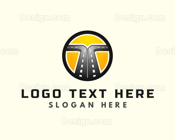 Logistics Road Highway Logo