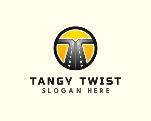 Logistics Road Highway logo design