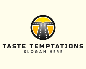 Logistics Road Highway logo design