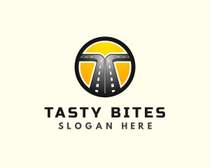 Logistics Road Highway logo design