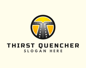 Logistics Road Highway logo design