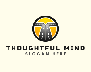 Logistics Road Highway logo design