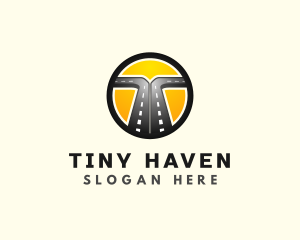 Logistics Road Highway logo design