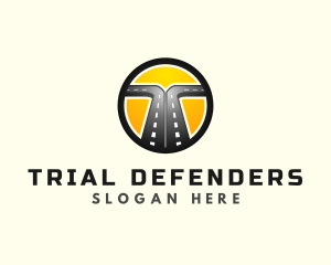 Logistics Road Highway logo design