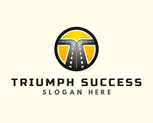 Logistics Road Highway logo design