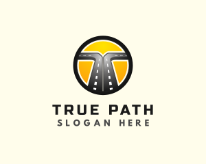 Logistics Road Highway logo design