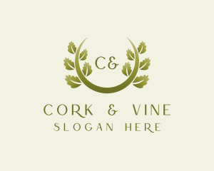 Elegant Vine Foliage logo design