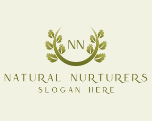 Elegant Vine Foliage logo design