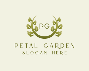 Elegant Vine Foliage logo design