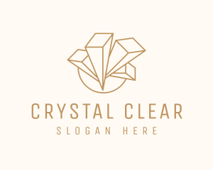 Crystal Gem Jewelry logo design