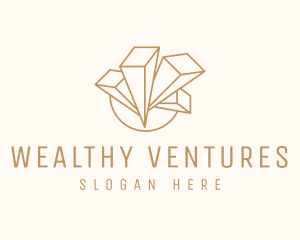 Crystal Gem Jewelry logo design