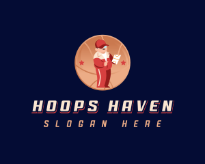 Basketball Sports Coach logo design