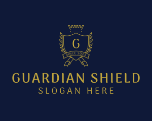 Royal Crown Shield logo design