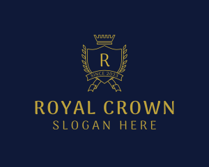 Royal Crown Shield logo design