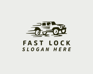 Fast Off Road Vehicle logo design