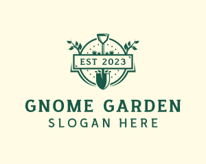 Shovel Plant Garden logo design