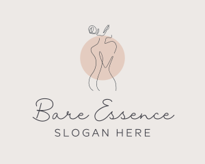 Nude Female Body  logo design