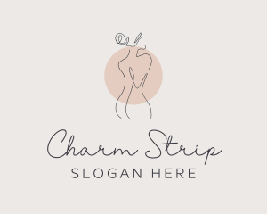 Nude Female Body  logo design