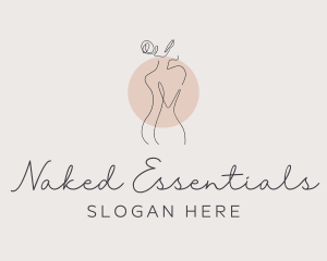 Nude Female Body  logo design