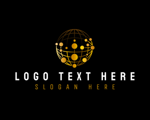 Networking - Globe Network Technology logo design