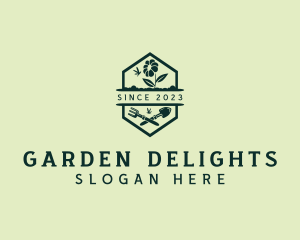 Landscaping Flower Garden logo design