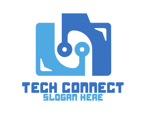 Blue Digital Camera logo