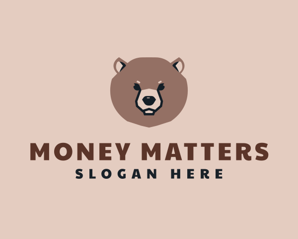 Brown Bear logo example 4
