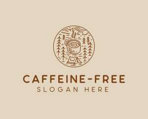 Rustic Coffee Camp logo design